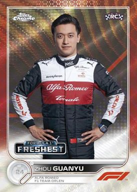 2022 TOPPS Chrome Formula 1 Racing Cards - Base Card Formula 1 Freshest