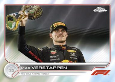 2022 TOPPS Chrome Formula 1 Racing Cards - Base Card Grand Prix Winners Verstappen
