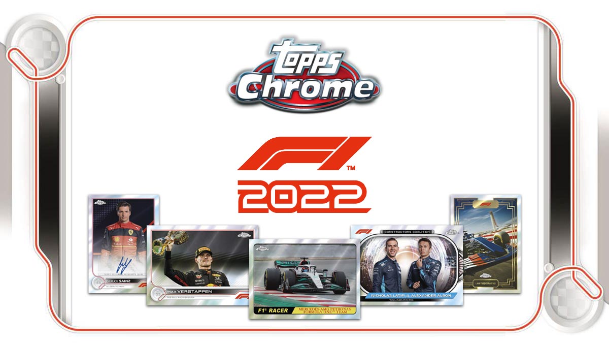 2022 TOPPS Chrome Formula 1 Racing Cards - Header