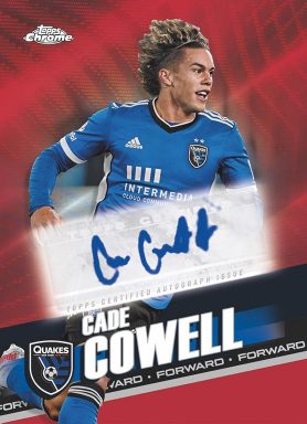 2022 TOPPS Chrome Major League Soccer Cards - Autograph Cowell