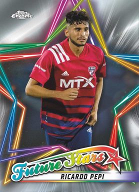 2022 TOPPS Chrome Major League Soccer Cards - Future Stars Insert Pepi