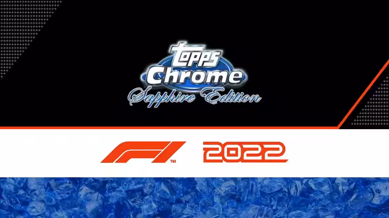 2022 TOPPS Chrome Sapphire Edition Formula 1 Racing Cards - Header