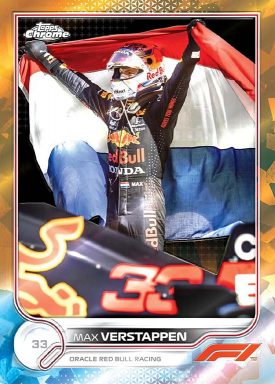 2022 TOPPS Chrome Sapphire Edition Formula 1 Racing Cards - Verstappen