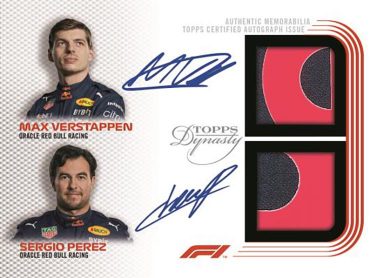 2022 TOPPS Dynasty Formula 1 Racing Cards - Constructor Team Dual Relic Autograph Card Red Bull