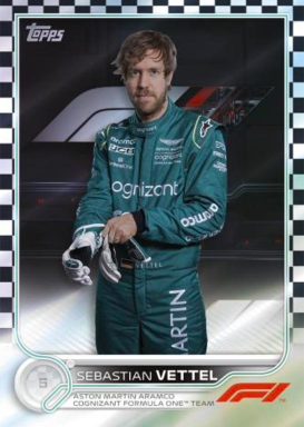 2022 TOPPS Formula 1 Racing Cards - Base Card Checkered Flag Parallel