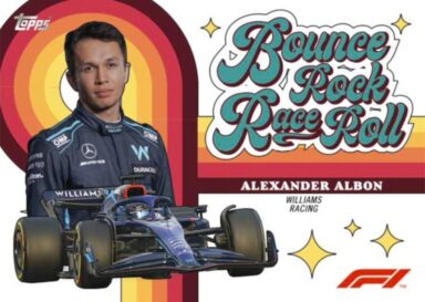 2022 TOPPS Formula 1 Racing Cards - Bounce Rock Racce Roll Insert