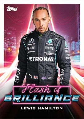 2022 TOPPS Formula 1 Racing Cards - Flash of Brilliance Insert Hamilton