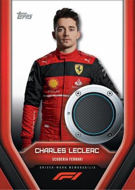 2022 TOPPS Formula 1 Racing Cards - Relic Card Leclerc
