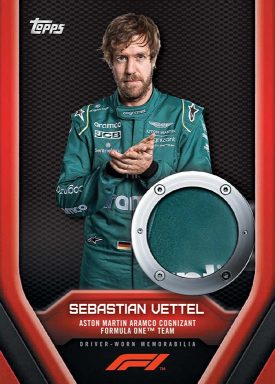 2022 TOPPS Formula 1 Racing Cards - Relic Card Vettel