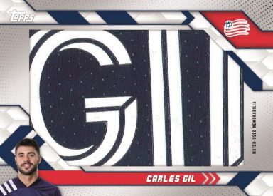 2022 TOPPS Major League Soccer Cards - Nameplate Patches Relic