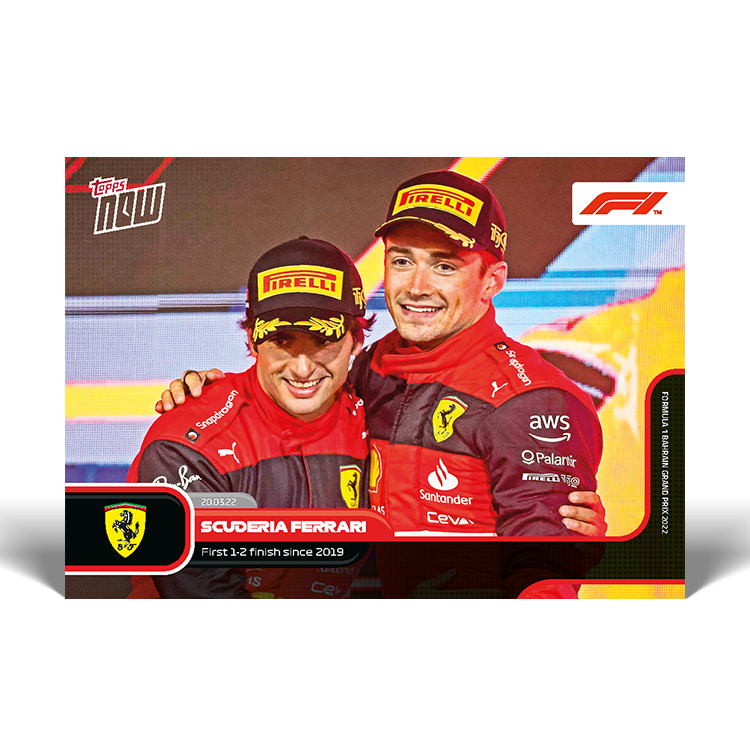 2022 TOPPS Now Formula 1 Racing - Card 002