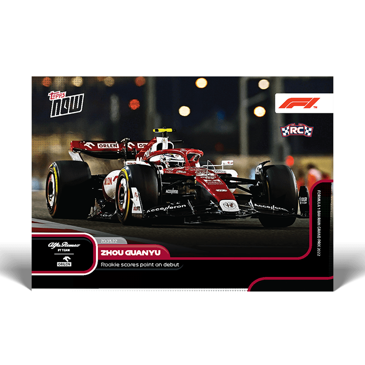 2022 TOPPS Now Formula 1 Racing Cards - 004 - Front