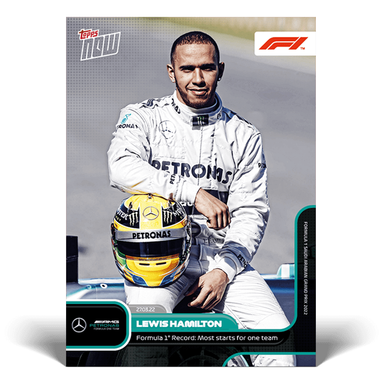 2022 TOPPS Now Formula 1 Racing Cards - 007 - Front