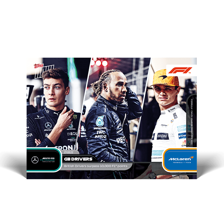 2022 TOPPS Now Formula 1 Racing Cards - 008 - Front