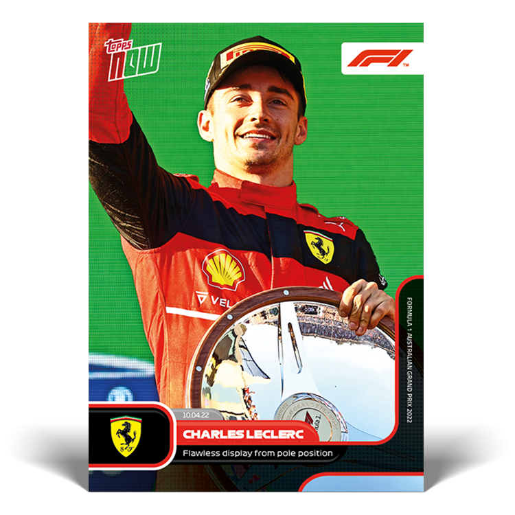 2022 TOPPS Now Formula 1 Racing Cards - 009 - Front