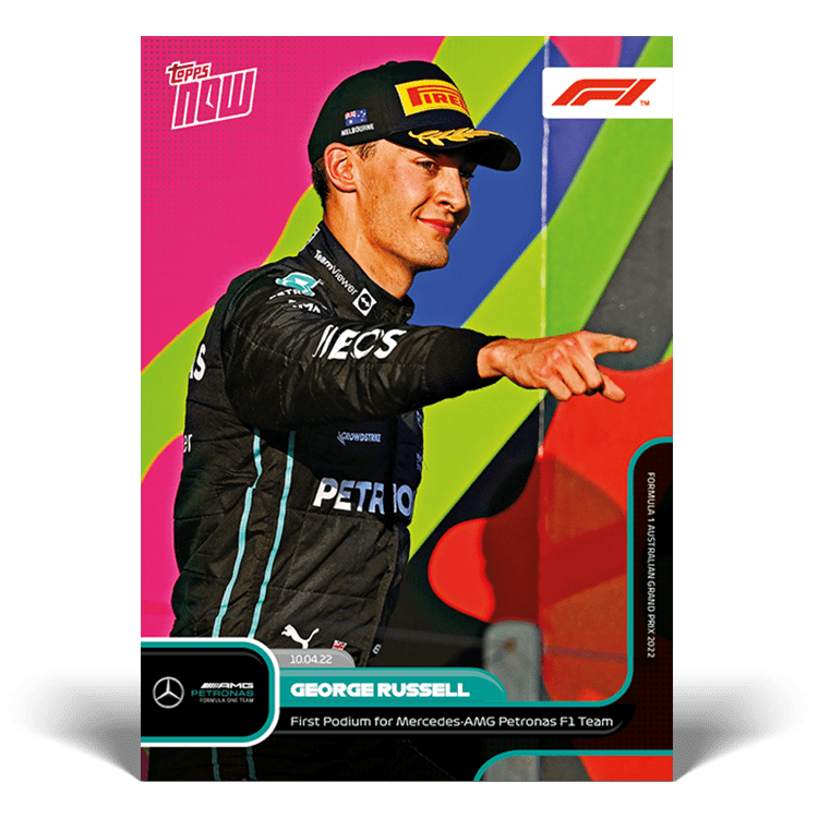 2022 TOPPS Now Formula 1 Racing Cards - 010 - Front