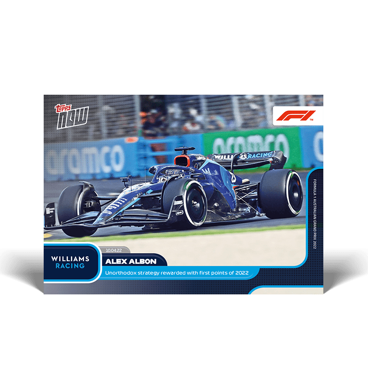 2022 TOPPS Now Formula 1 Racing Cards - 012 - Front