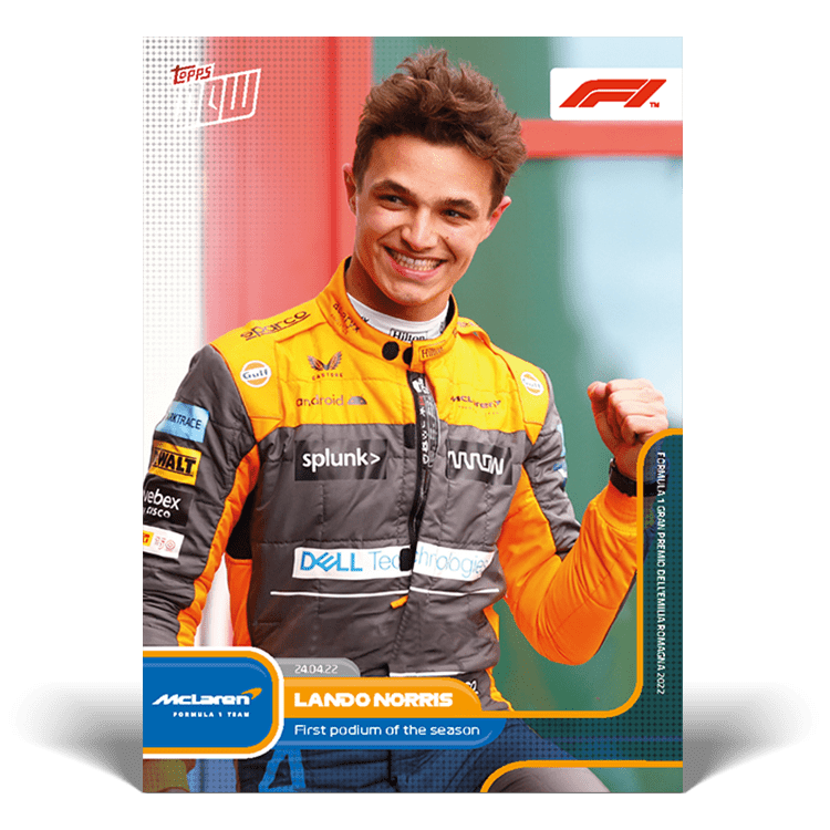 2022 TOPPS Now Formula 1 Racing Cards - 015 - Front
