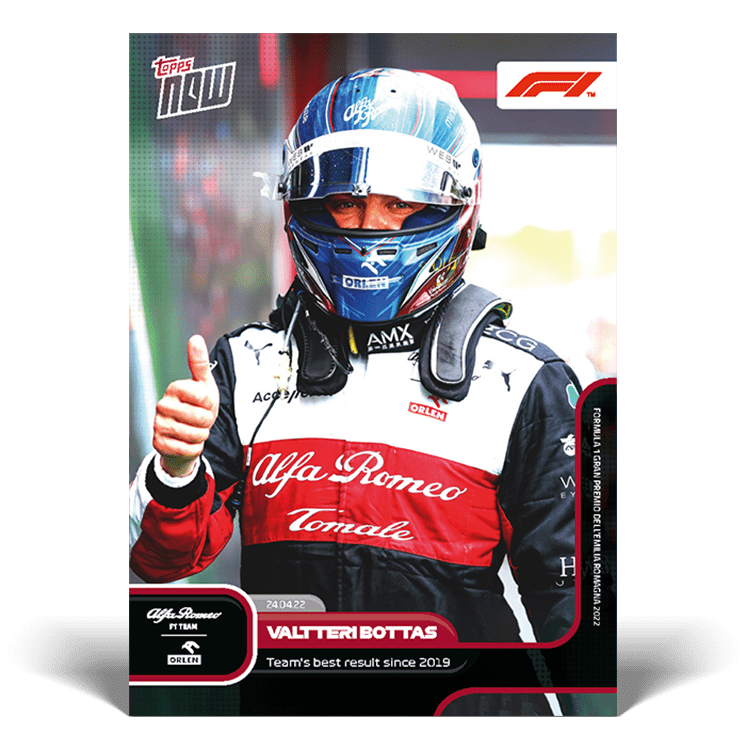 2022 TOPPS Now Formula 1 Racing Cards - 016 - Front