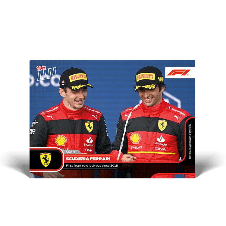 2022 TOPPS Now Formula 1 Racing Cards - 018 - Front