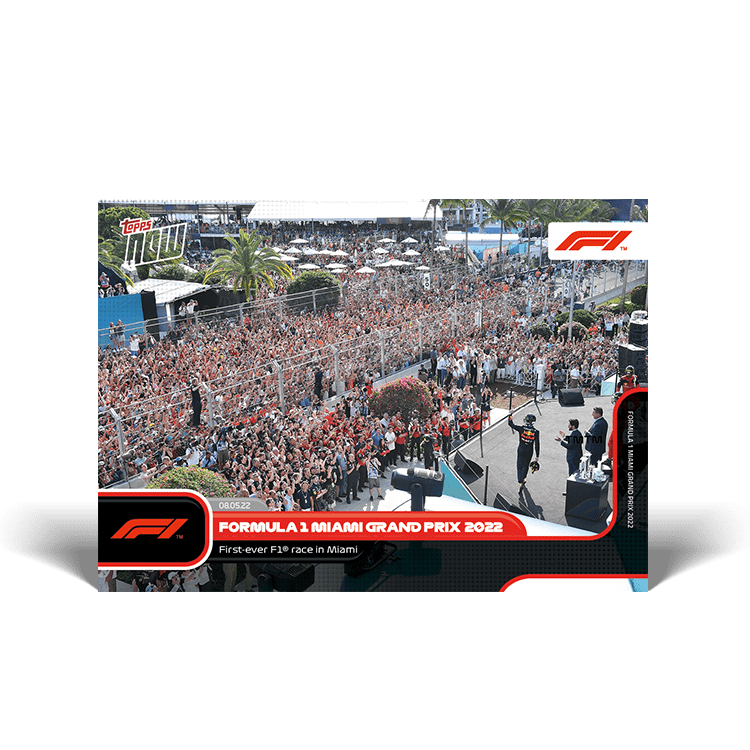 2022 TOPPS Now Formula 1 Racing Cards - 019 - Front
