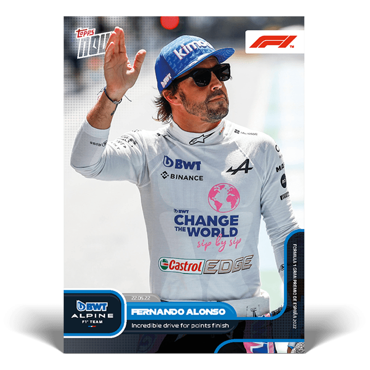 2022 TOPPS Now Formula 1 Racing - Card 022