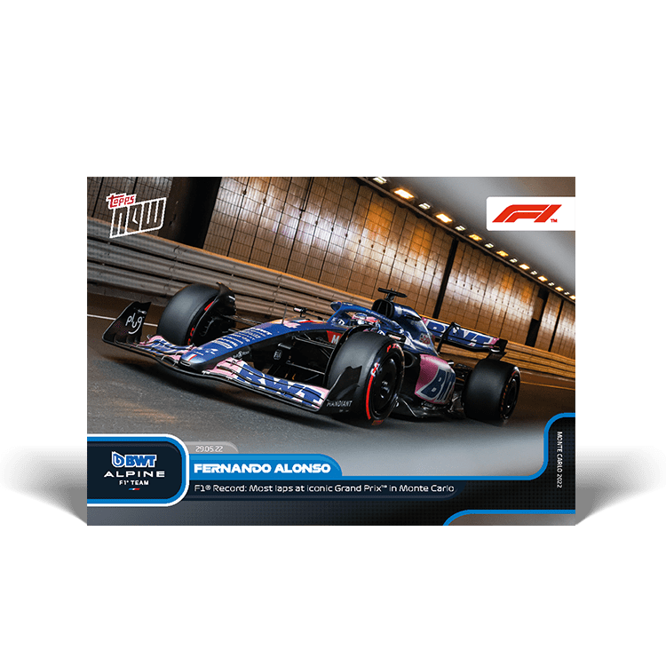 2022 TOPPS Now Formula 1 Racing Cards - 025 - Front