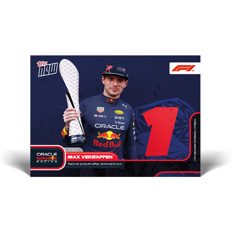 2022 TOPPS Now Formula 1 Racing Cards - 026 - Front
