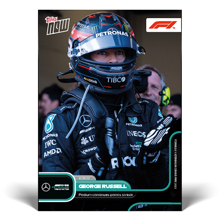2022 TOPPS Now Formula 1 Racing Cards - 027 - Front