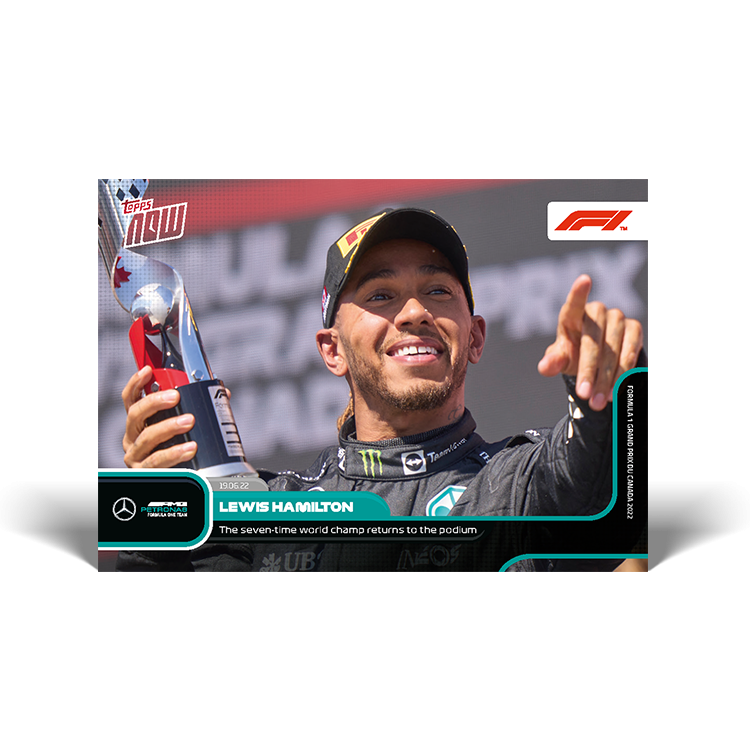 2022 TOPPS Now Formula 1 Racing Cards - 029 - Front