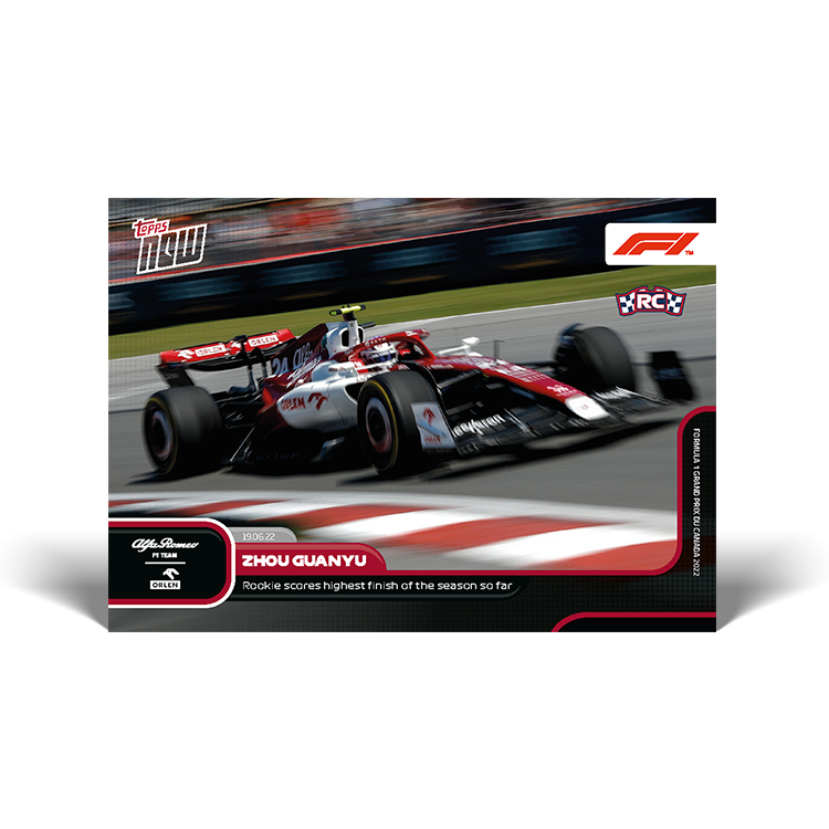2022 TOPPS Now Formula 1 Racing Cards - 030 - Front