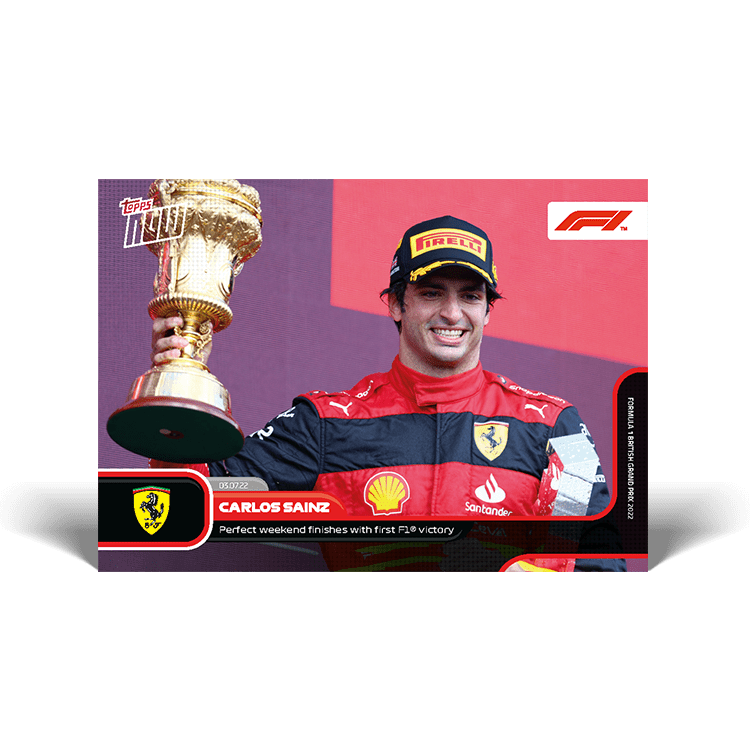 2022 TOPPS Now Formula 1 Racing Cards - 032 - Front