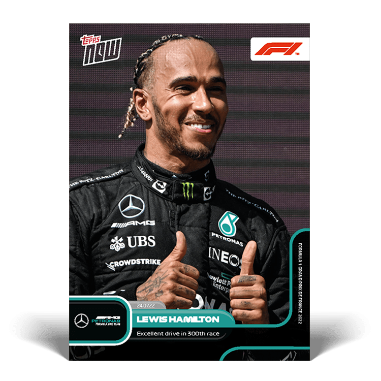 2022 TOPPS Now Formula 1 Racing Cards - 042 - Front