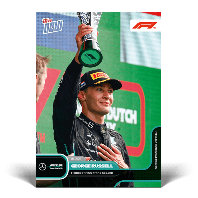 2022 TOPPS Now Formula 1 Racing Cards - 054 - Front