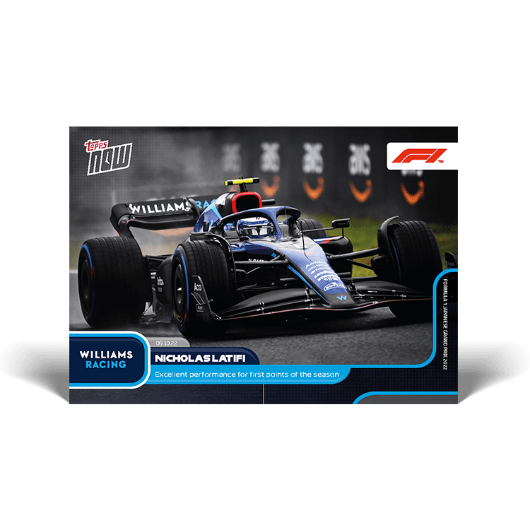 2022 TOPPS Now Formula 1 Racing - Card 066