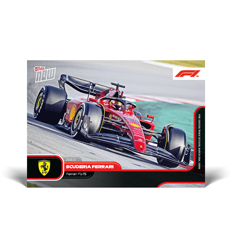2022 TOPPS Now Formula 1 Racing Cards - P05 - Front
