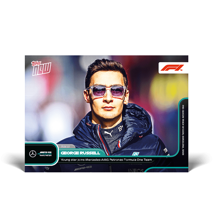2022 TOPPS Now Formula 1 Racing Cards - P06 - Front