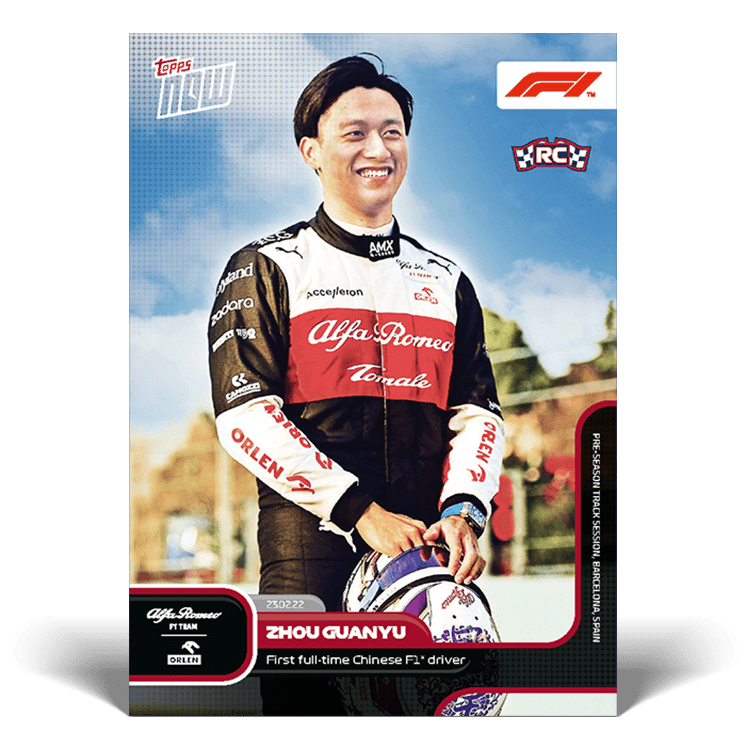 2022 TOPPS Now Formula 1 Racing Cards - P07 - Front