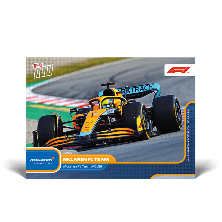 2022 TOPPS Now Formula 1 Racing Cards - P09 - Front