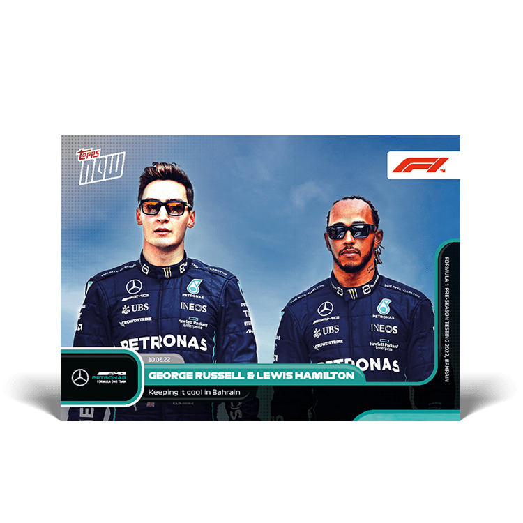 2022 TOPPS Now Formula 1 Racing Cards - P10 - Front