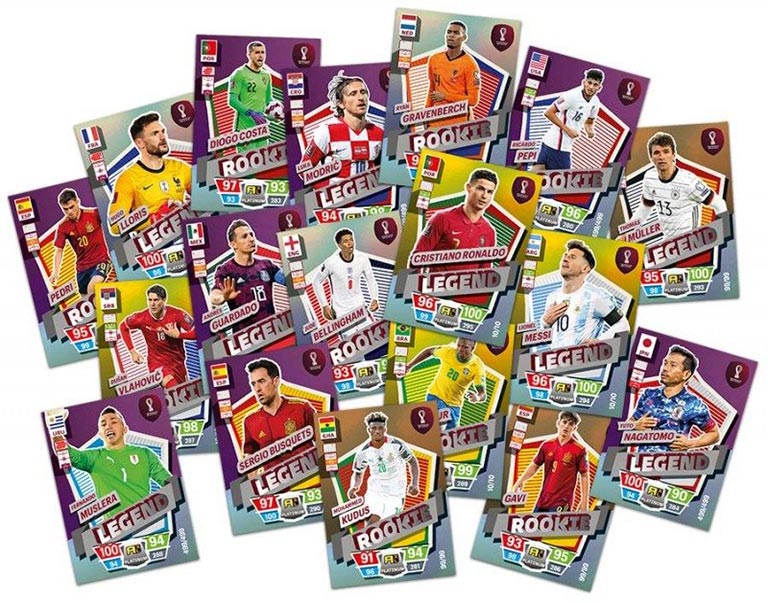 PANINI FIFA World Cup Qatar 2022 Adrenalyn XL Trading Card Game - Platinum Limited Edition Cards