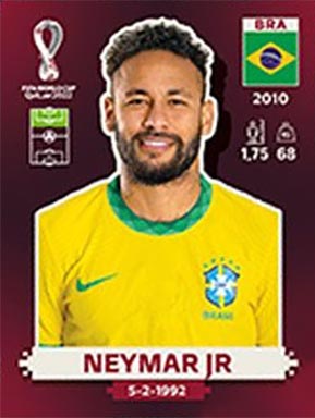 PANINI FIFA World Cup Qatar 2022 Sticker Kollektion - Sticker Oryx Neymar Jr