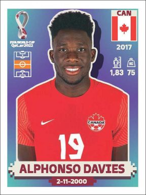 PANINI FIFA World Cup Qatar 2022 Sticker Kollektion - Sticker North America Davies