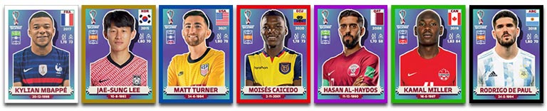 PANINI FIFA World Cup Qatar 2022 Sticker Kollektion - USA Parallel Sticker