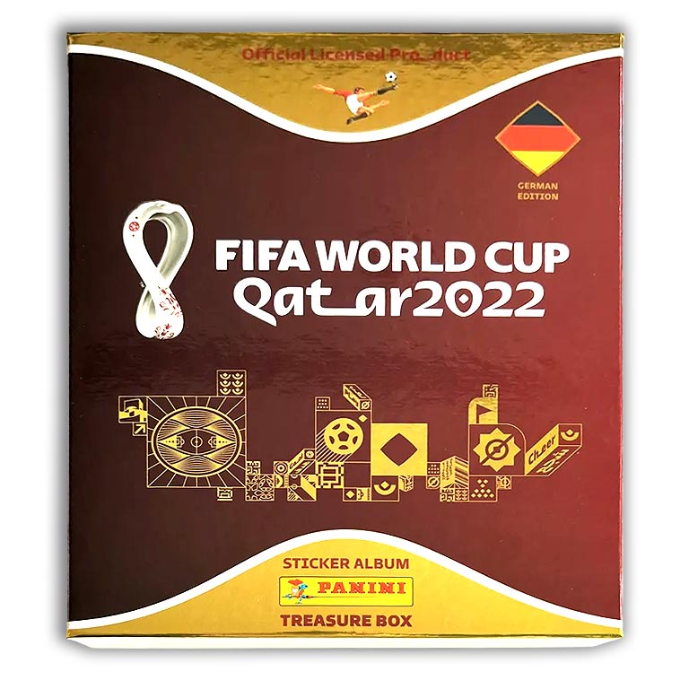 PANINI FIFA World Cup Qatar 2022 Sticker Kollektion - Treasure Box DE