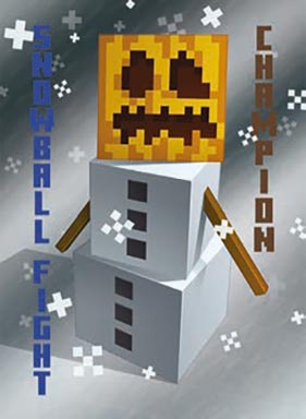 PANINI Minecraft - Time to Mine Trading Cards - Hero Card