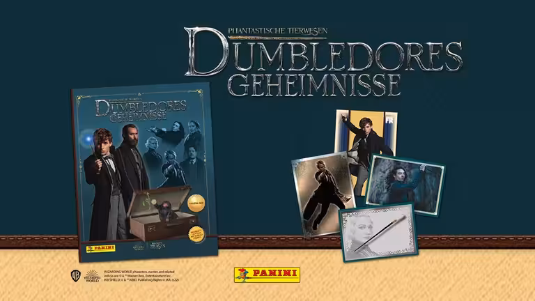 PANINI Phantastische Tierwesen 3: Dumbledores Geheimnisse Sticker & Cards - Header