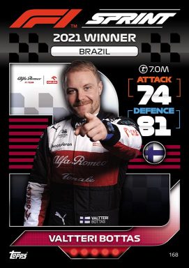 TOPPS F1 Turbo Attax 2022 Trading Card Game - F1 Sprint Winner Card