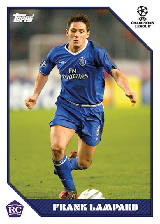 TOPPS The Lost Rookies UEFA Champions League Soccer Cards - Card 022