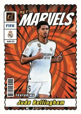 2023-24 Panini Donruss Soccer Cards - Net Marvels Insert Jude Bellingham